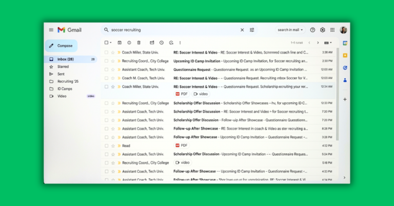 Why You Should Always Send Emails Out of Your Inbox