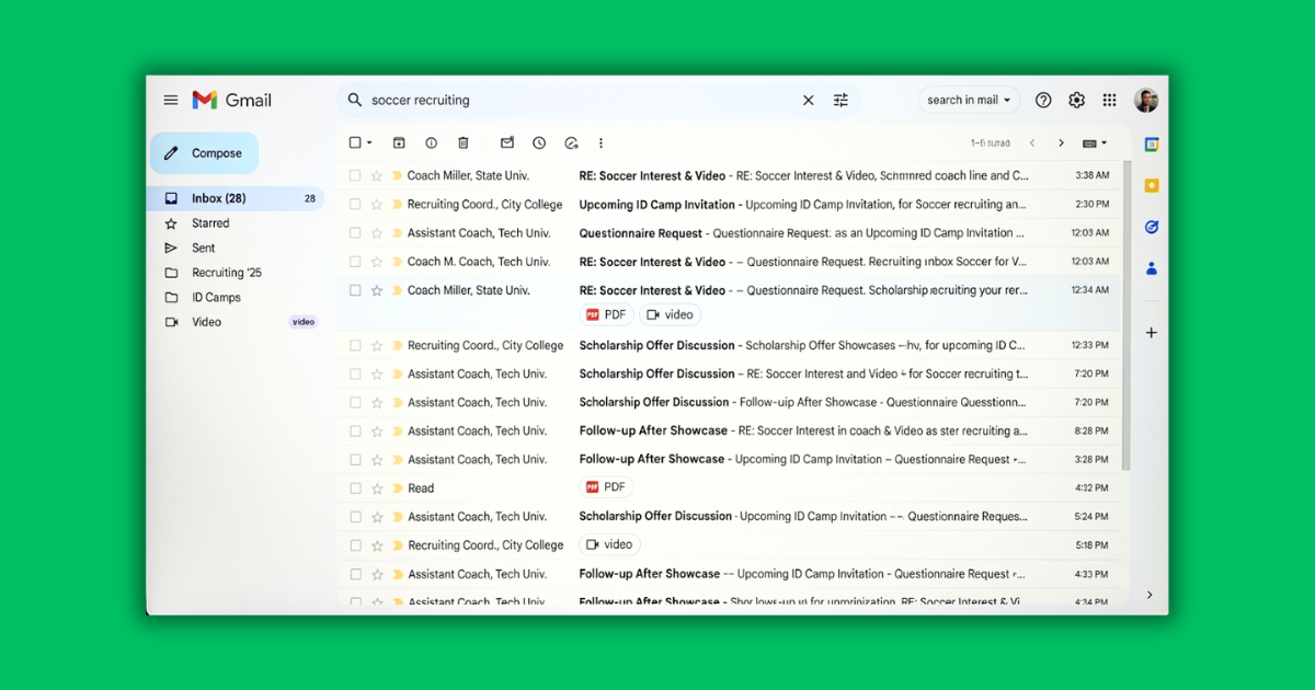 Why You Should Always Send Emails Out of Your Inbox